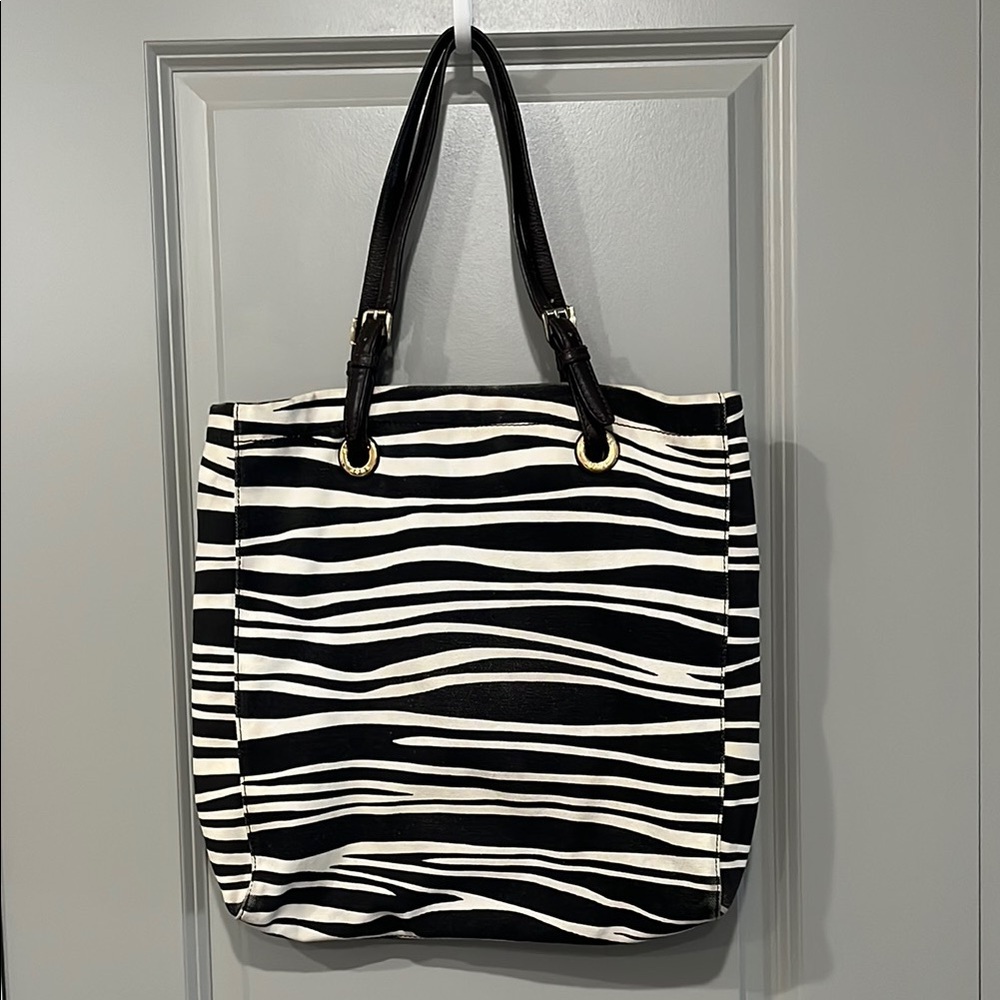 Michael Kors zebra print tote